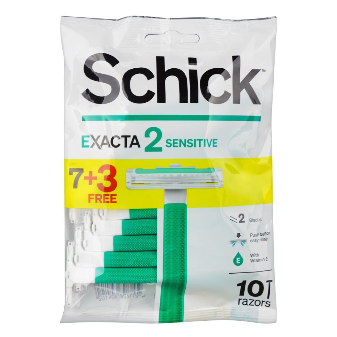 SCHICK EXACTA2 SENSITIVE GREEN